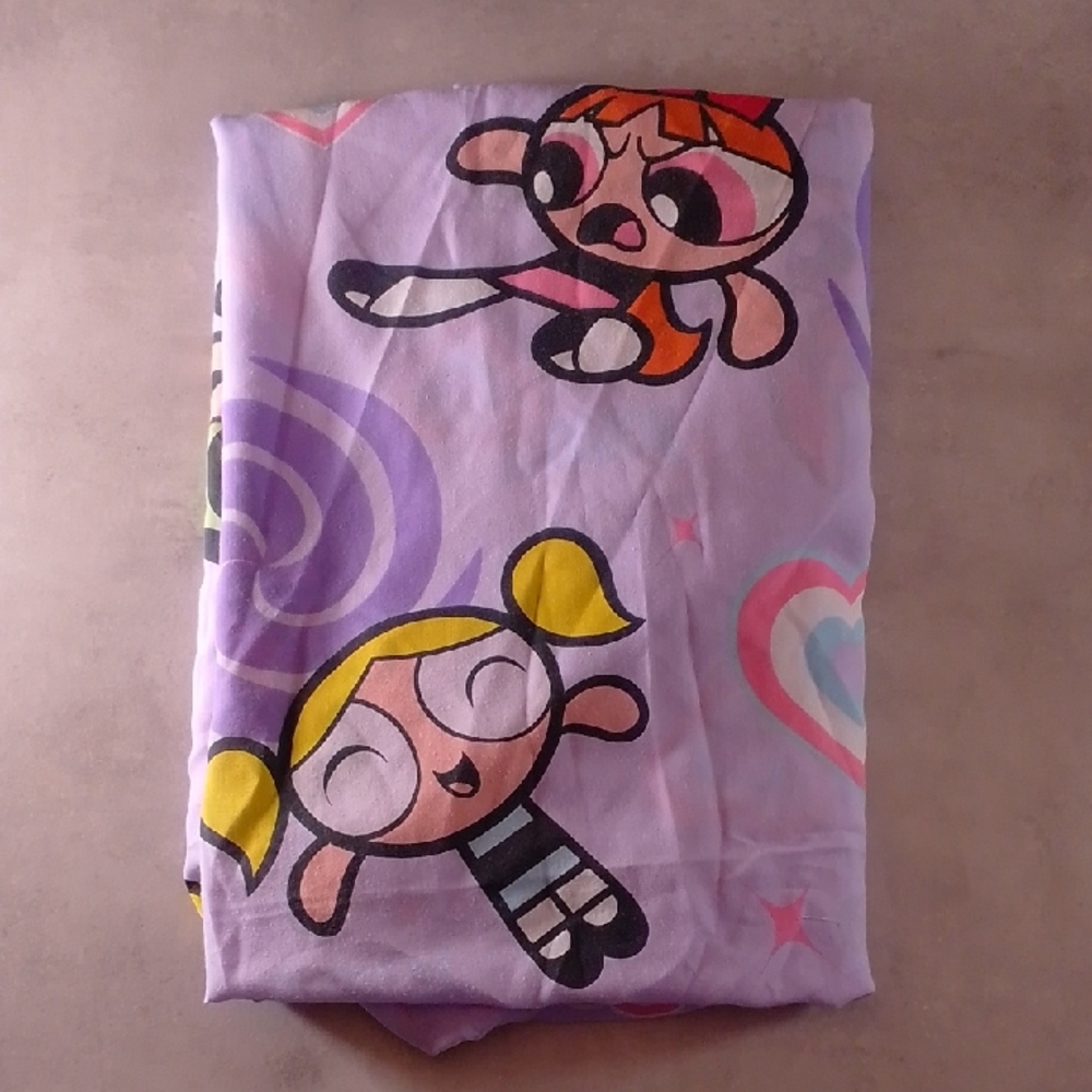 Vintage 2000 Powerpuff Girls Fitted Twin Sheet – Cartoon Network – Made in USA